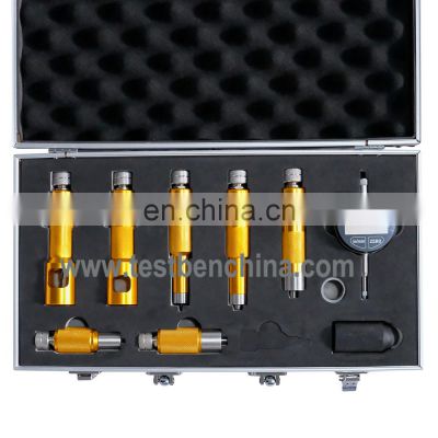 Common rail injector valve measuring tool common rail injector stroking measure tool