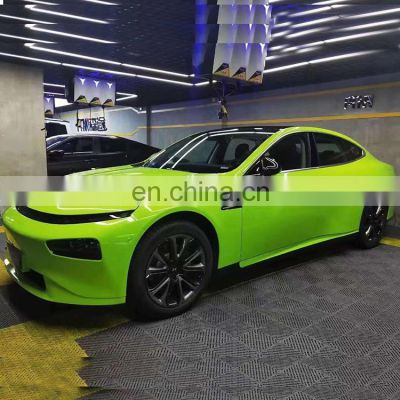 Crystal Apple Green Car Vinyl Wrap Air Self-adhesive Decoration Roll Film Vehicle Auto Stickers