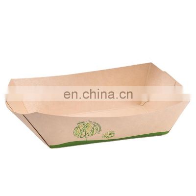 Sunkea Eco friendly bamboo fiber packaging fast food tray box