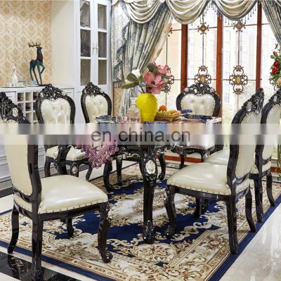 European Luxury Dining Table Italian Style Antique Classic Dining Room Furniture