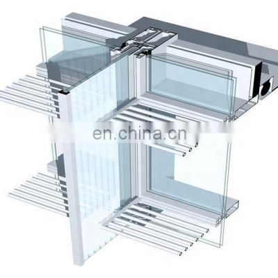 Fashionable glass curtain wall balcony glass curtain system