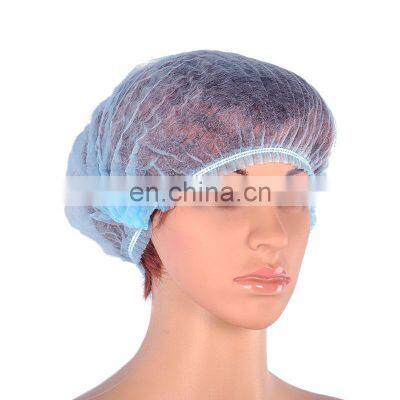 Medical Disposable Non Woven PP surgical clip cap Doctor Nurse Bouffant cap Hair covers