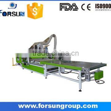 Nesting cnc router with auto feeding system for furniture production line