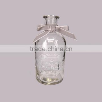 220ml round aroma dispenser, reed diffuser bottle, fragrance glass bottle, perfume bottle