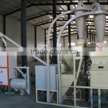 Automatic maize wheat flour mill plant