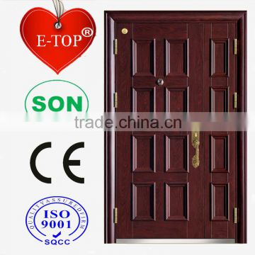 E-TOP DOOR luxury classic design wood carving security door design