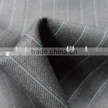 viscose and polyester stripe men TR suiting clothing factories in china