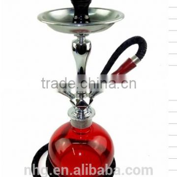 red fantastic colored smoking glass hookah