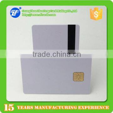 Cheap SLE4428 smart card w/ hico 2 track mag for thermal printing