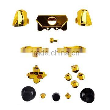 2016 Chrome Gold ABXY Dpad RT LT Triggers RB LB Full Buttons Set Mod Kits for XBOX ONE for xbox one controller parts