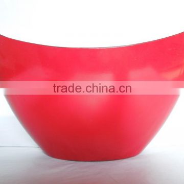 PP material plastic flower pots wholesale with spring color