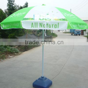 Advertising mushroom sun umbrella with oxford fabric beach umbrella