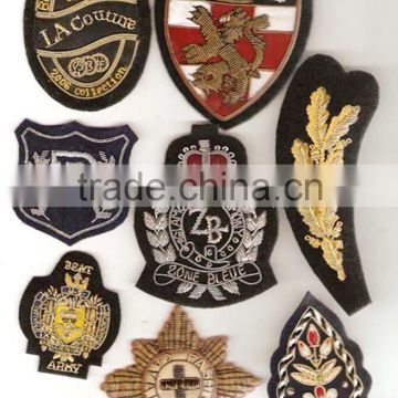 Zari Hand Embroidery Badges and Patches