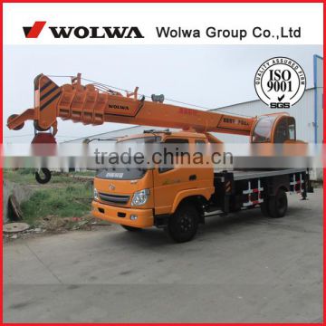 small crane 10 ton with truck telescopic boom crane GNQY-C10