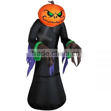 Inflatable Pumpkin Ghost Halloween Decoration Blow up