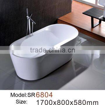Soaking indoor portable hot acrylic bathtub (WMD-SR6804)