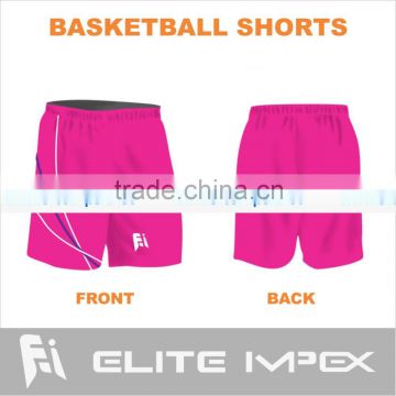 sublimated basketball shorts for girls
