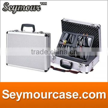Tool kit storage with lock, strap aluminium mental tool case&box