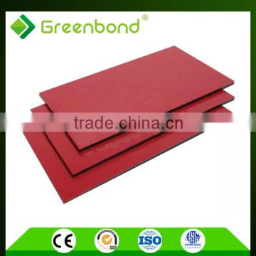 Greenbond brushed 5mm wood sheet aluminum composite panel