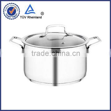 induction bottom double frying pan with 304 s/s and aluminum 18/0 induction bottom