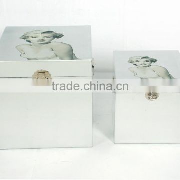 Marilyn Monroe series of simple white box