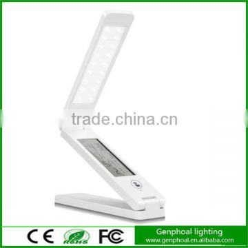 1.5W LED table lamp with touch key and LCD calendar