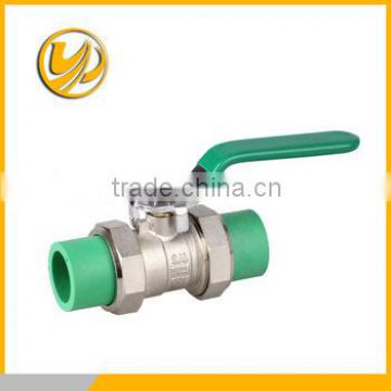 CE ISO9001 Approved Forged PPR Brass Ball Valve For Water And Gas