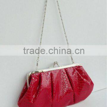 leather ladies evening bag 2014,clutch bag,shoulder bag