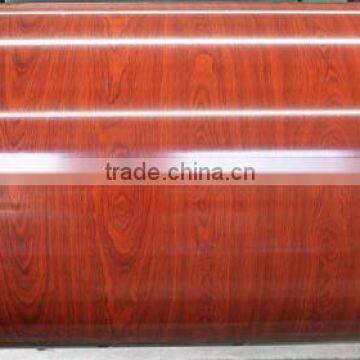 High Gloss red wooden texture steel