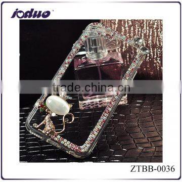 New arrival fashion cartoon cat rhinestone design phone case for iphone