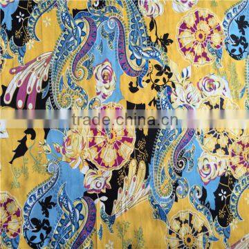 China Hot selling digital printed chiffon polyester fabric (stock fabric)