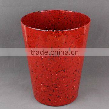 Colorful melamine garbage can