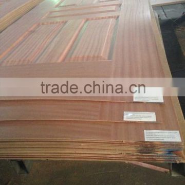 interior moulded veneer MDF/HDF door skin from chinese professional factory