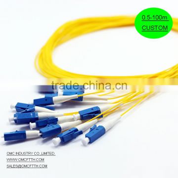 China supplier LC SX SM 2M fiber optic pigtail with low price