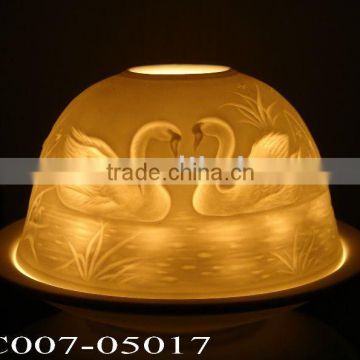 Porcelain votive tealight holder - BC007-05017