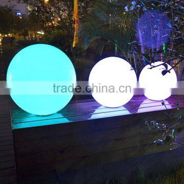 LED waterproof ball lights for beach pool in different size
