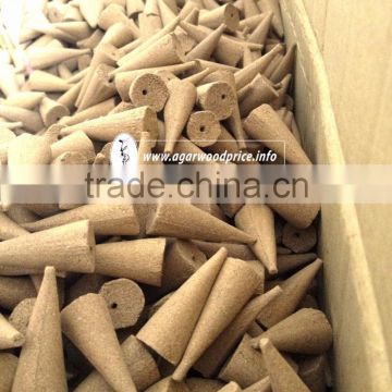 Grade A agarwood cone incense 601B, 100% natural material