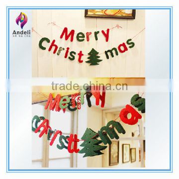 Wholesale felt merry christmas words decoration,merry christmas sign,merry christmas