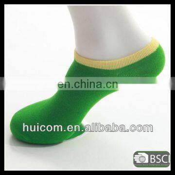 green low cut socks