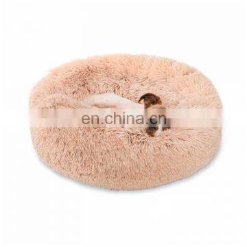 luxury long plush pet bed dog personalized bed