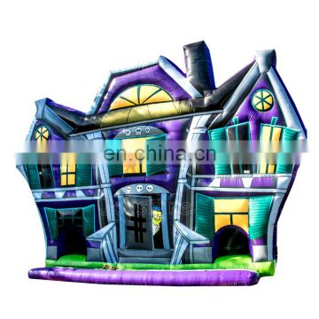 2020 Halloween Haunted Bounce House Maze Commercial Inflatable Haunted Bouncy Castle For Sale