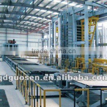 hot pressing Machinery line for scrimber and bamboo reorganization