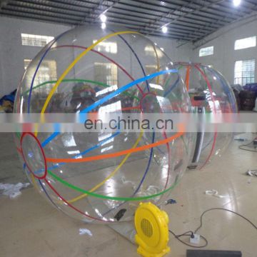 Colorful inflatable decorative water ball for indoor events