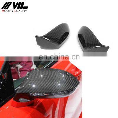 Real Carbon Fiber A7 Side Mirror Cover For AUDI A7 S7 RS7