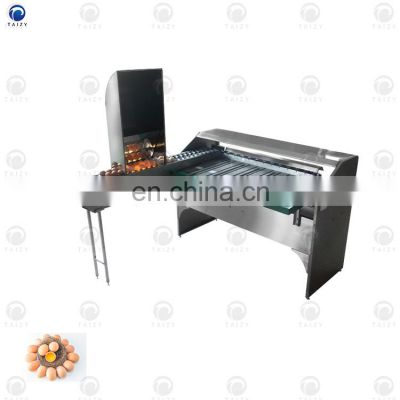 4000pcs/h egg sorting  grading  Machine with accumulator and egg lifter