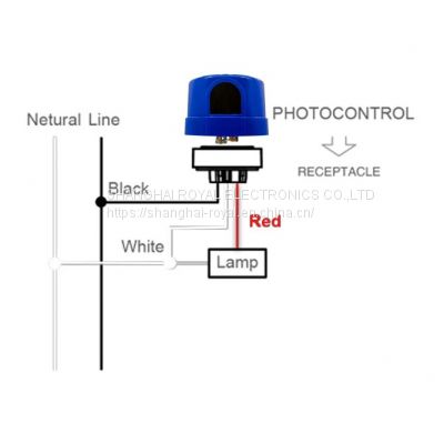 Dusk to dawn NEMA 3pin 5pin 7pin receptacle Photo control light sensor
