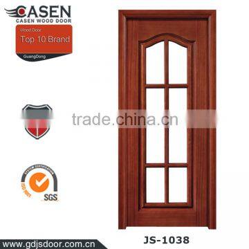 China traditional style office wood door with glass