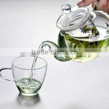 Eco-friendly Handmade process bulk borosilicate glass tea maker
