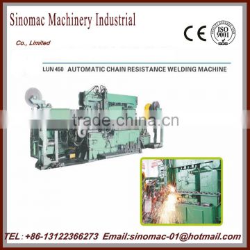 LUN450 AutomaticConveyor Chains Resistance Welding Machine