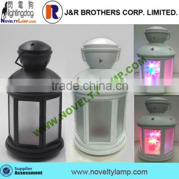 8 inch LED 3D star color changing lantern light